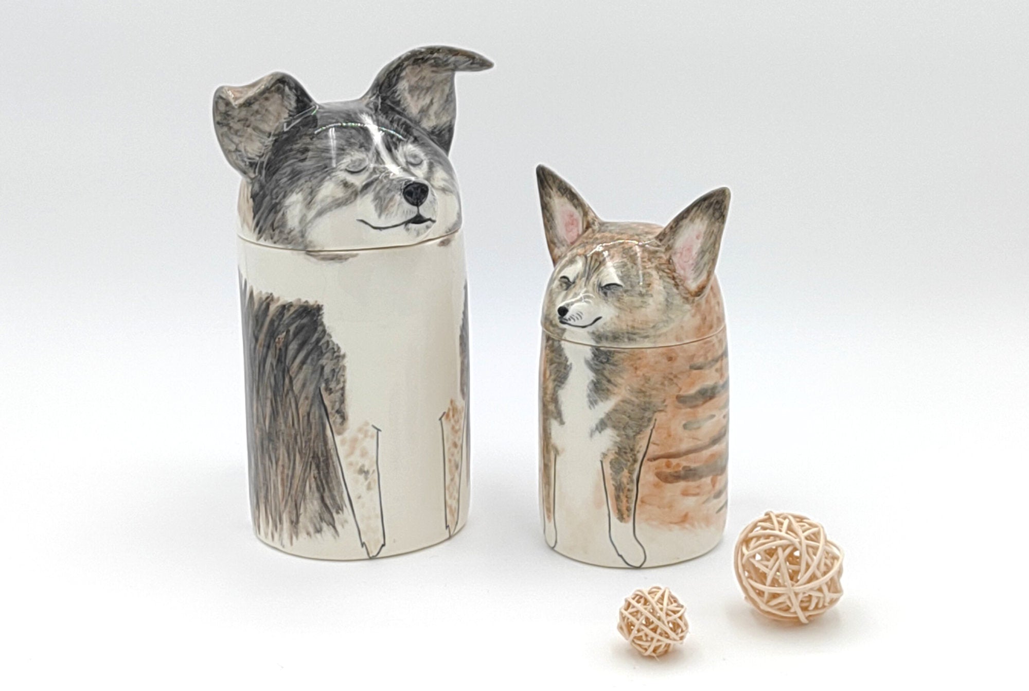 Forever Family, Custom Dog Urns with Dome Lids - Personalized Memorial Boxes