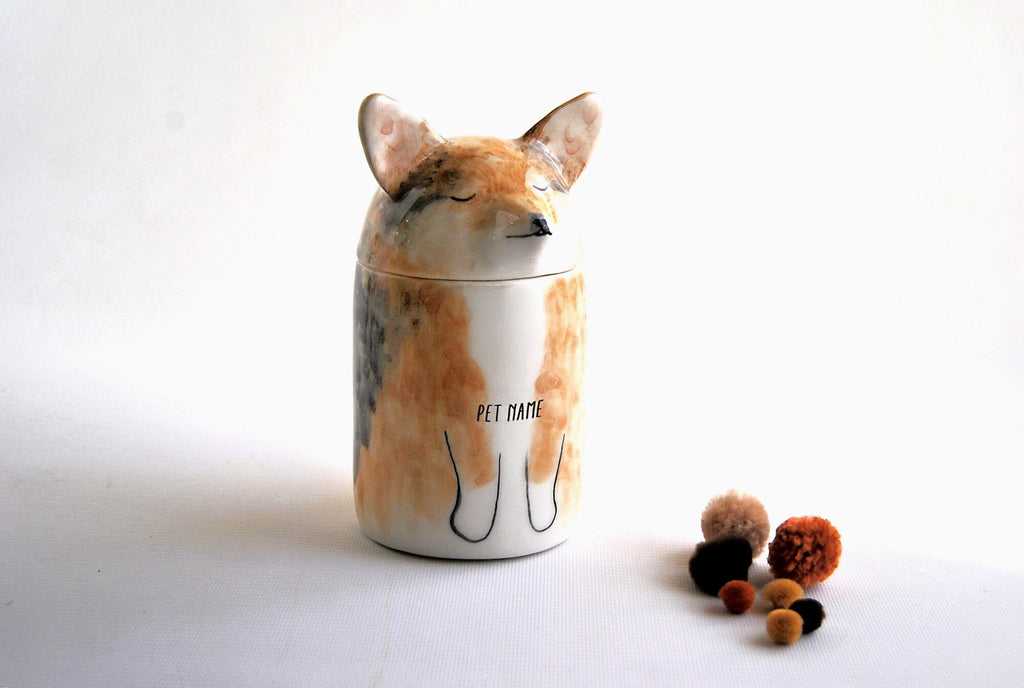 Forever Family, Custom Dog Urns with Dome Lids - Personalized Memorial Boxes