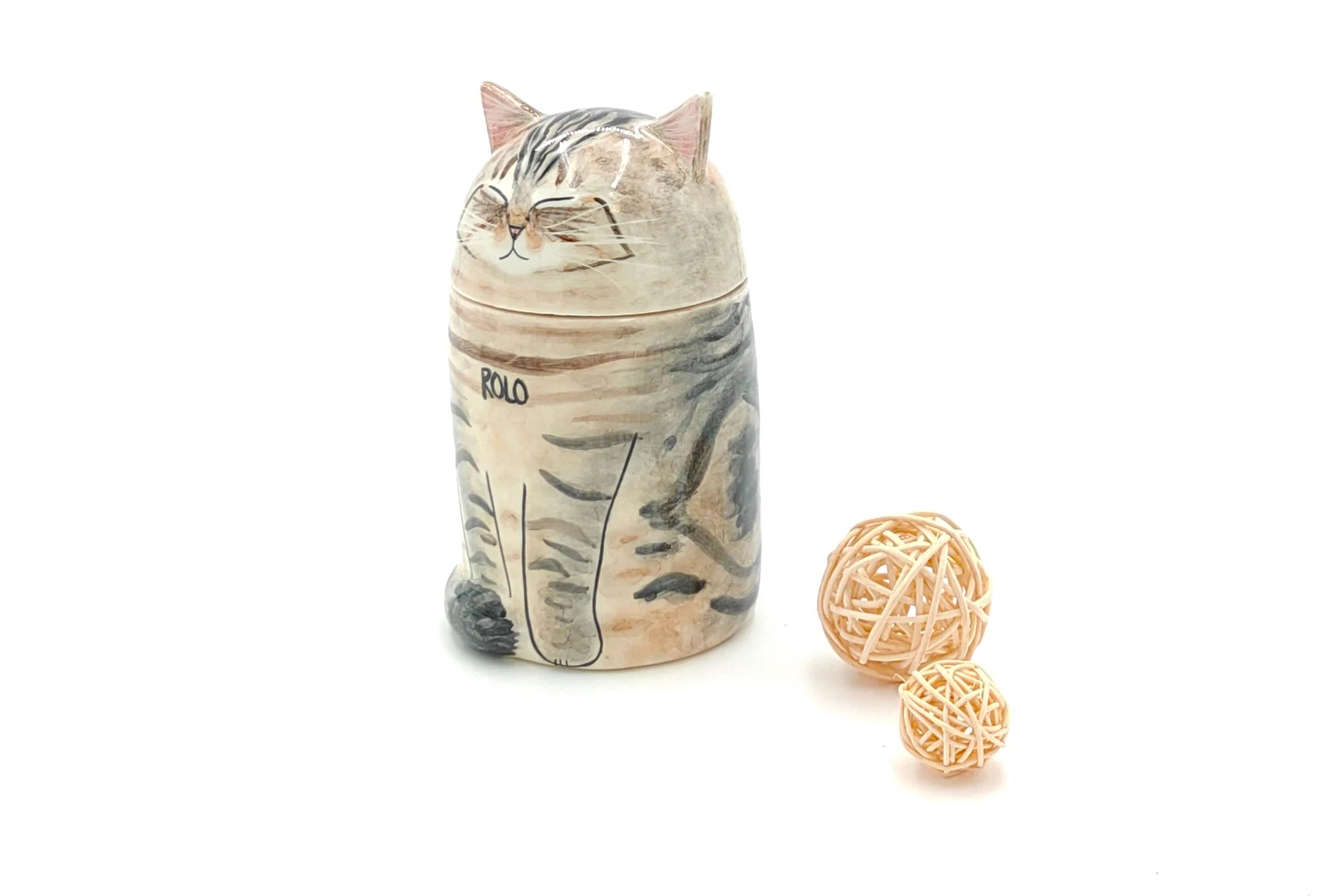 Forever Family Personalized Cat Urns with Dome Lid - Custom Memorial Boxes