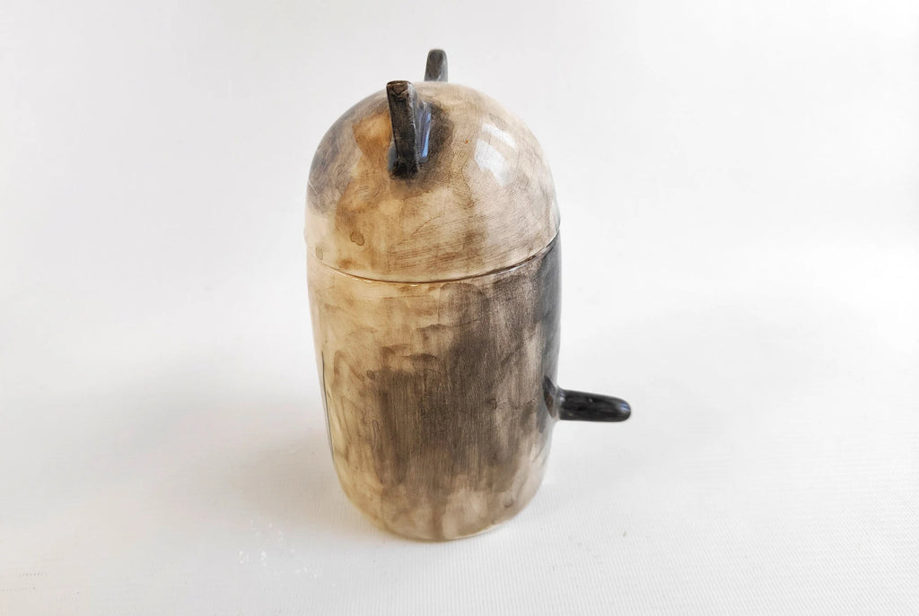 Sleep peacefully: Personalized cat urn with tranquil dome lid, forever family